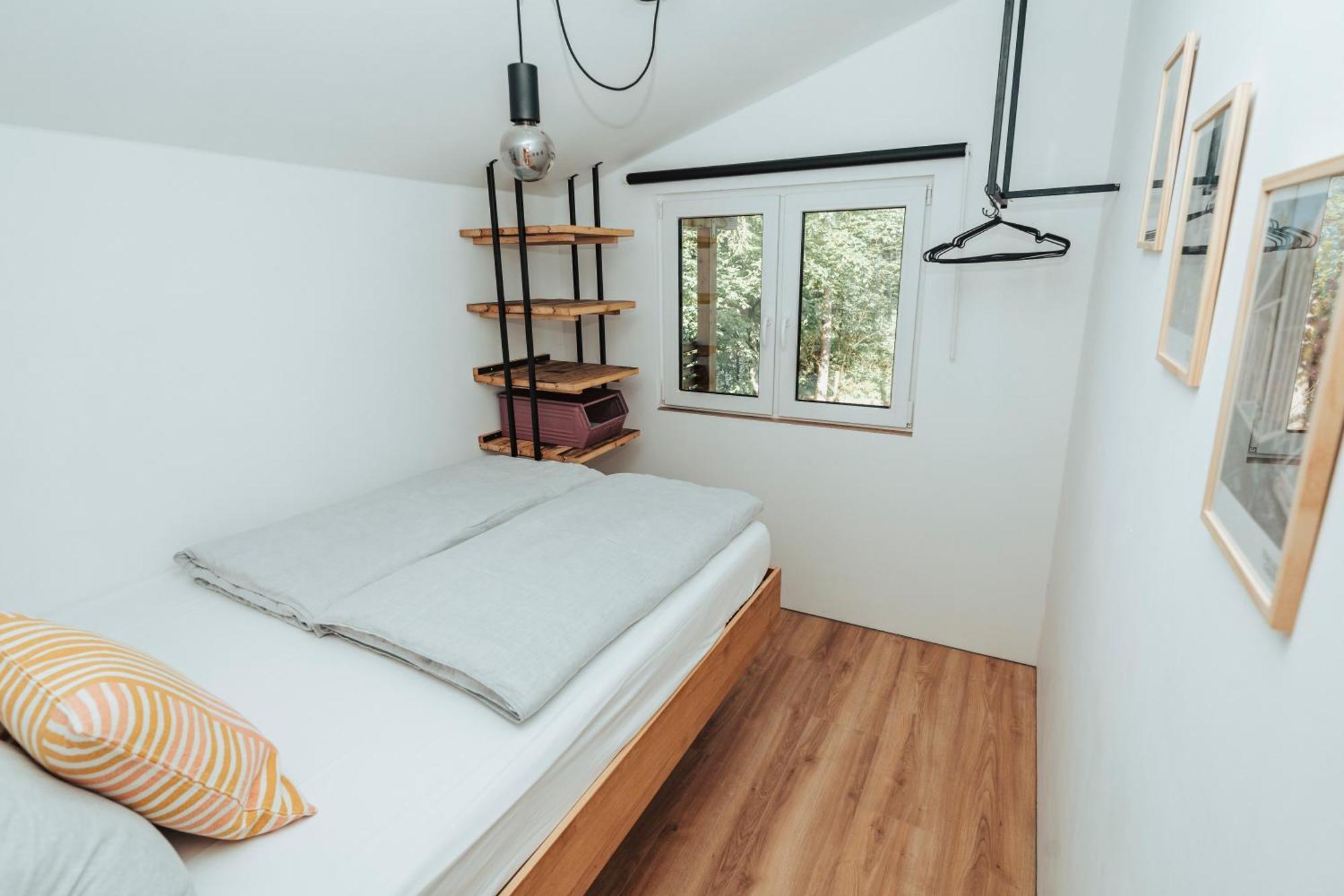 Modernes Tinyhouse Trailer Cabins Am Waldrand - Mit Seezugang Eging Eksteriør billede
