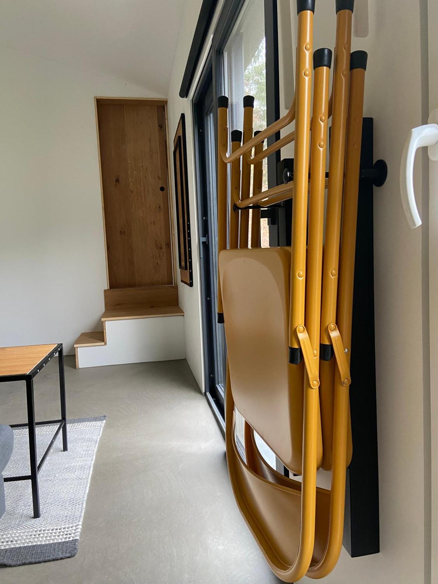 Modernes Tinyhouse Trailer Cabins Am Waldrand - Mit Seezugang Eging Eksteriør billede