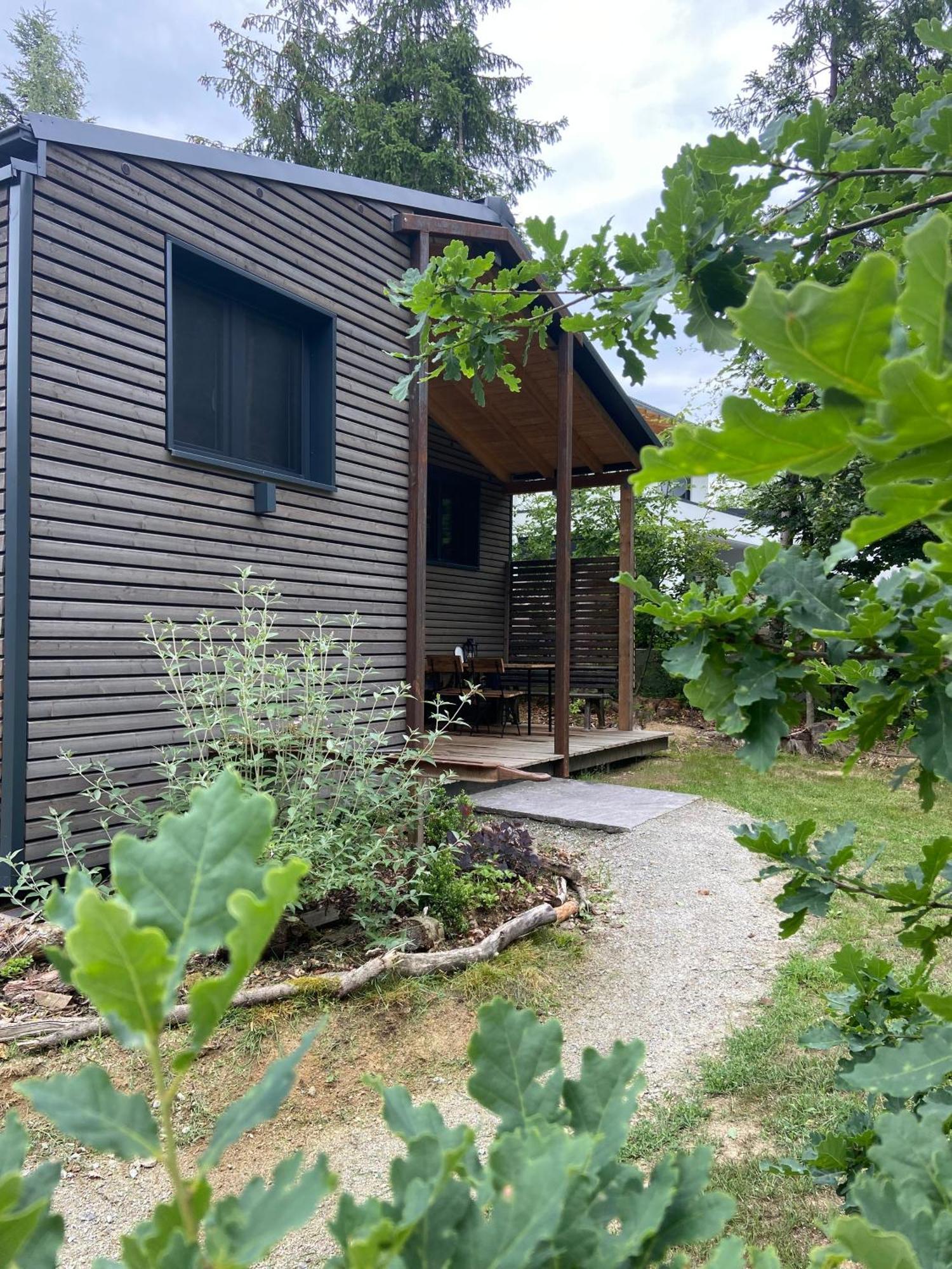 Modernes Tinyhouse Trailer Cabins Am Waldrand - Mit Seezugang Eging Eksteriør billede