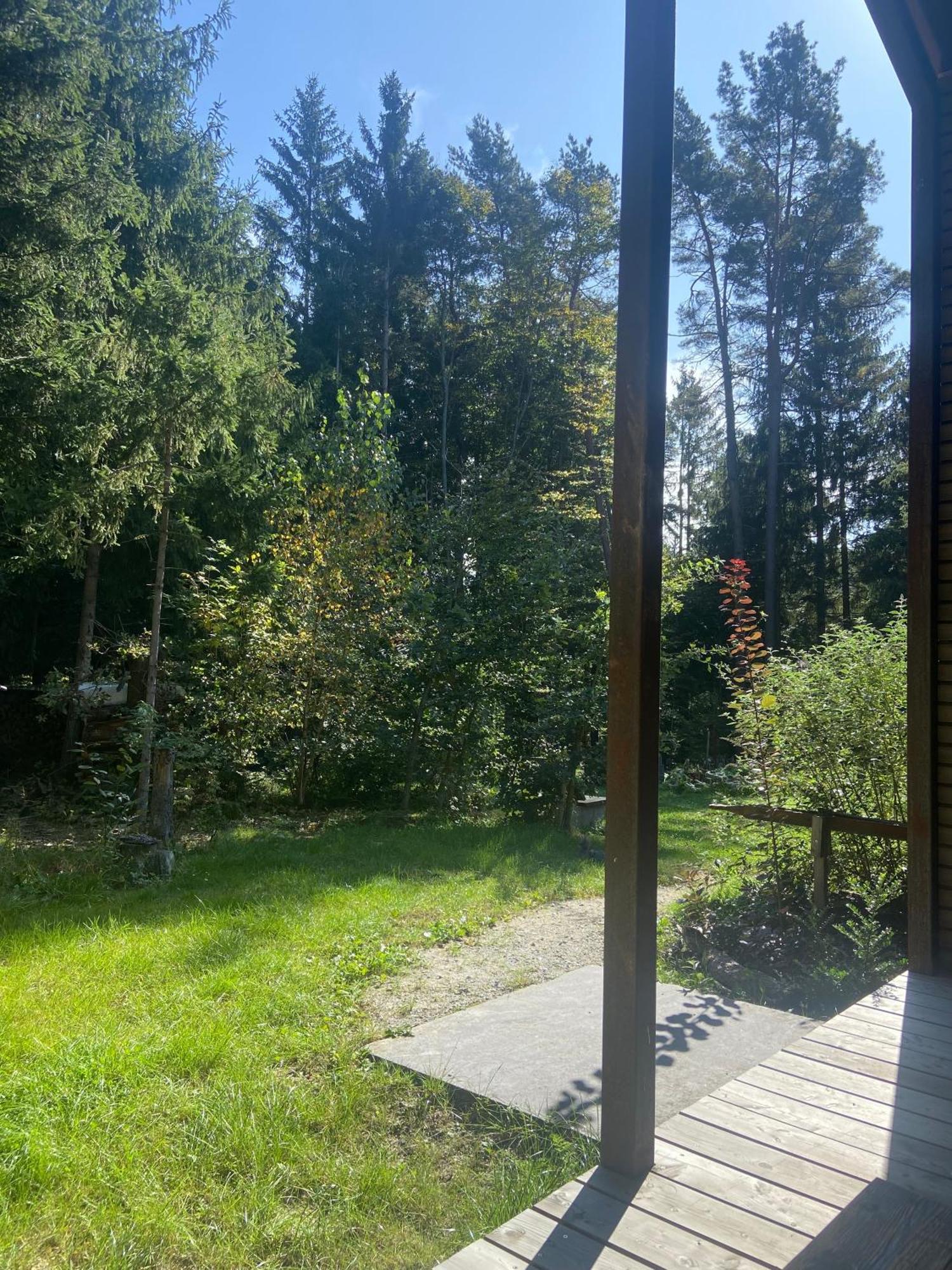 Modernes Tinyhouse Trailer Cabins Am Waldrand - Mit Seezugang Eging Eksteriør billede