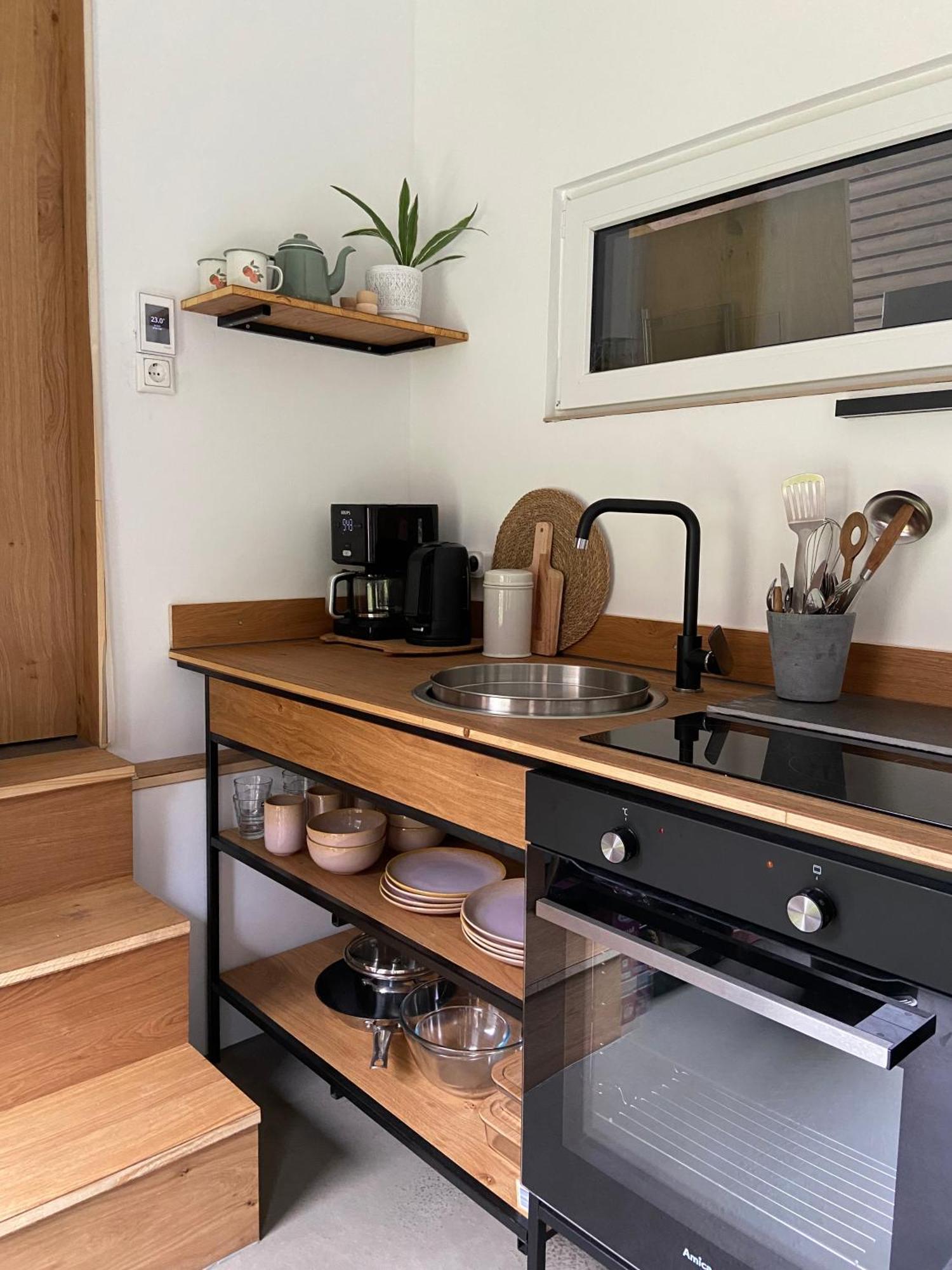 Modernes Tinyhouse Trailer Cabins Am Waldrand - Mit Seezugang Eging Eksteriør billede
